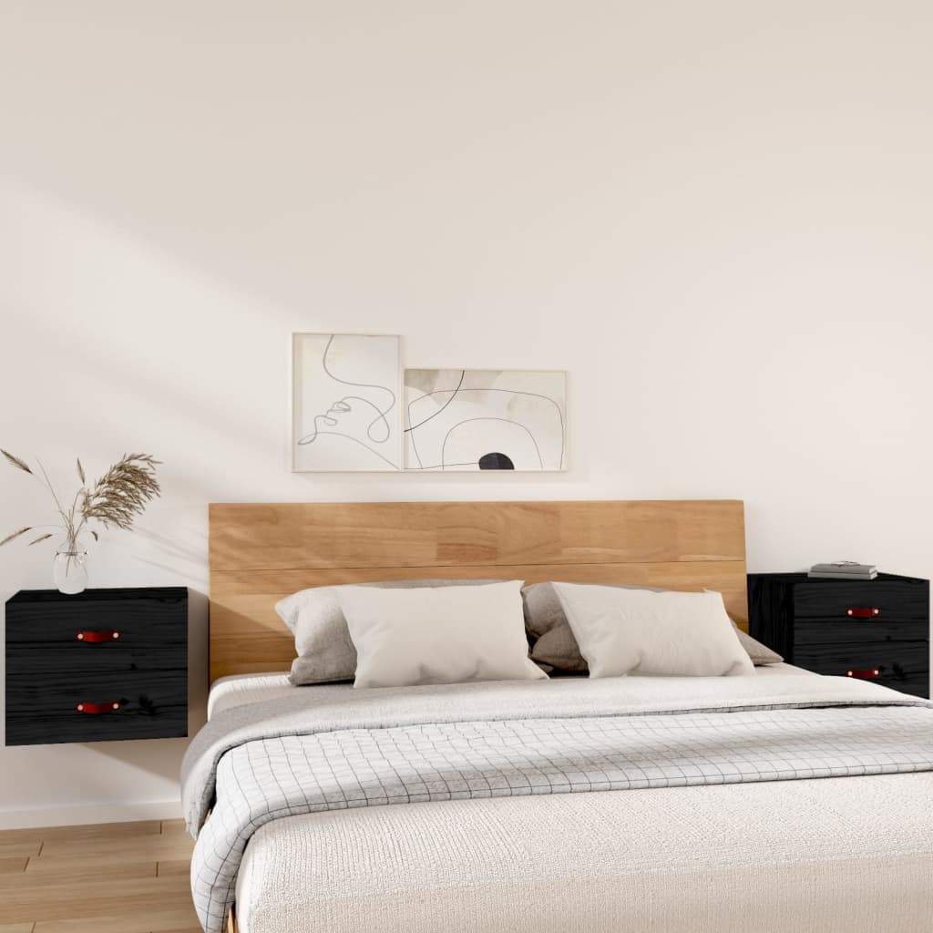 Wall-Mounted Bedside Cabinet 50X36X40 Cm