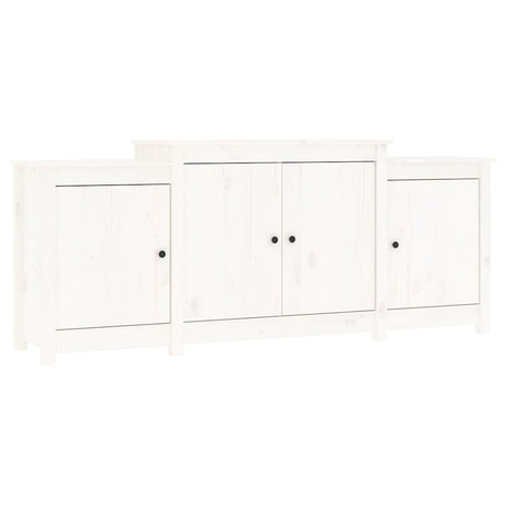 Sideboard 164X37X68 Cm Solid Wood Pine