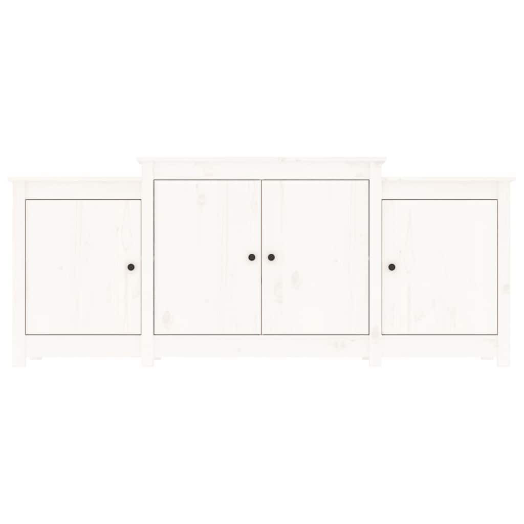 Sideboard 164X37X68 Cm Solid Wood Pine