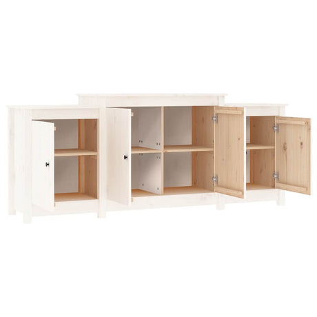 Sideboard 164X37X68 Cm Solid Wood Pine