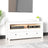 Tv Cabinet 114X35X52 Cm Solid Wood Pine