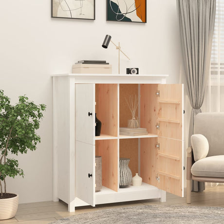 Sideboard 83X41.5X100 Cm Solid Wood Pine