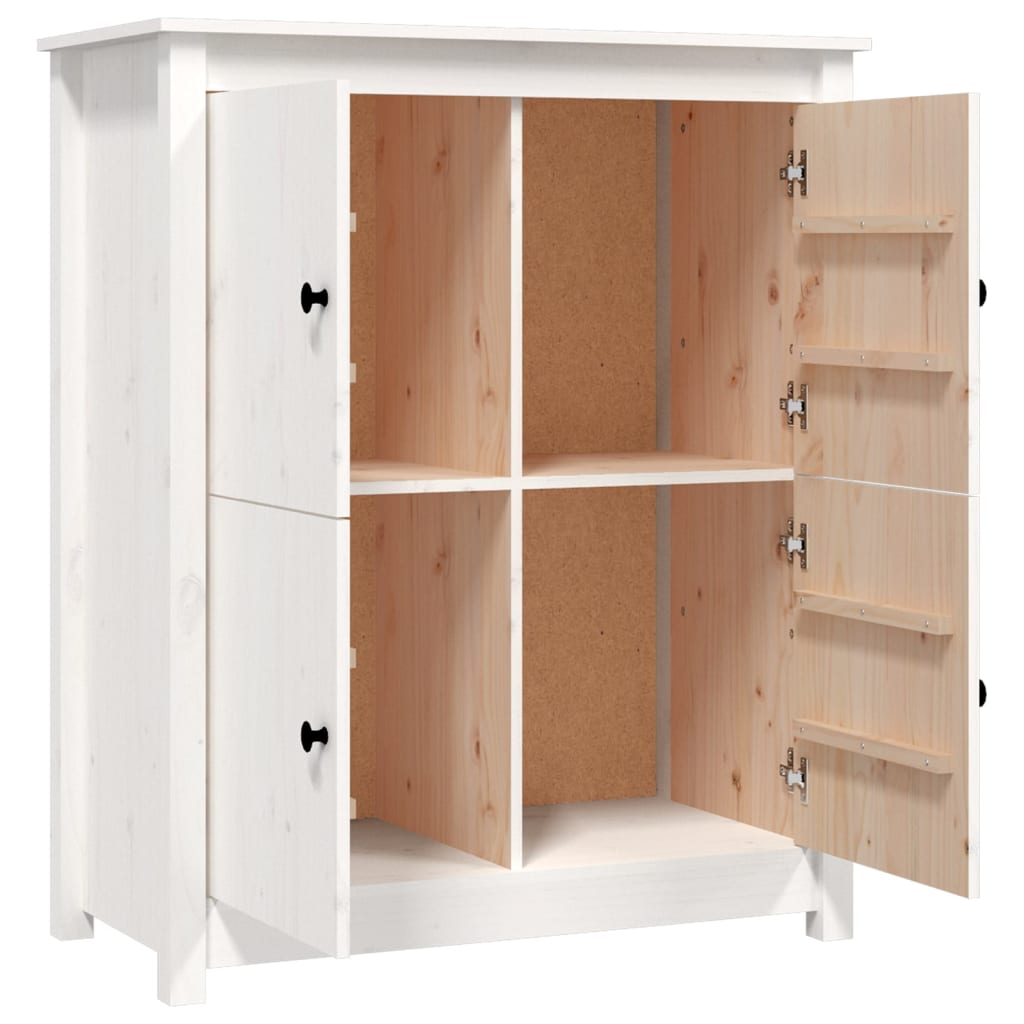 Sideboard 83X41.5X100 Cm Solid Wood Pine