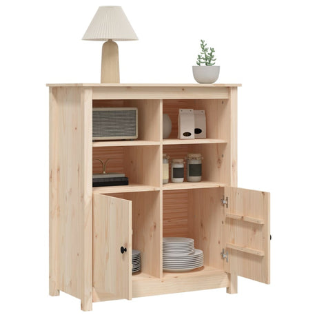 Sideboard 83X41.5X100 Cm Solid Wood Pine
