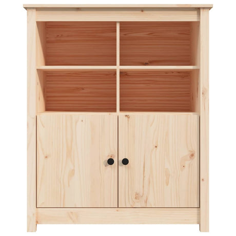 Sideboard 83X41.5X100 Cm Solid Wood Pine