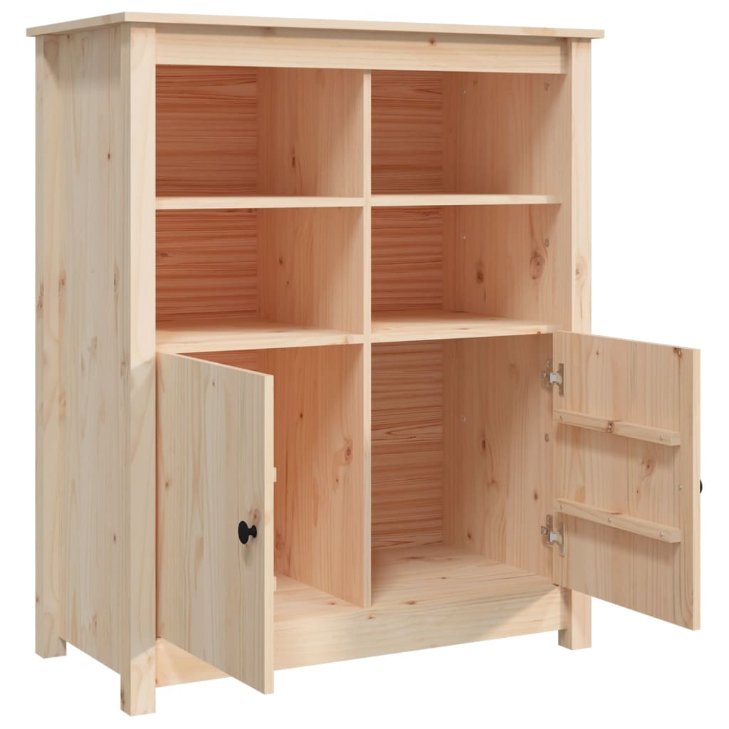 Sideboard 83X41.5X100 Cm Solid Wood Pine