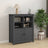 Sideboard 83X41.5X100 Cm Solid Wood Pine