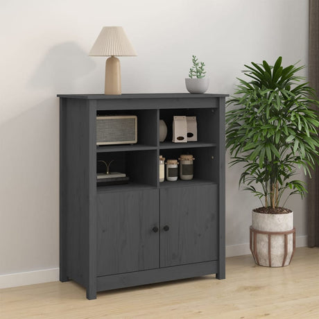 Sideboard 83X41.5X100 Cm Solid Wood Pine