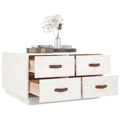 Coffee Table 80X80X45 Cm Solid Wood Pine