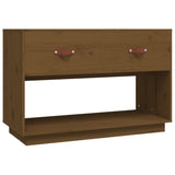 Tv Cabinet 90X40X60 Cm Solid Wood Pine