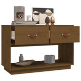 Tv Cabinet 90X40X60 Cm Solid Wood Pine