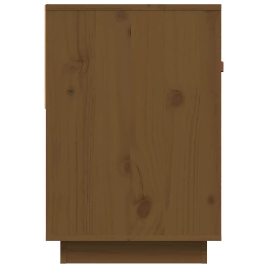 Tv Cabinet 90X40X60 Cm Solid Wood Pine