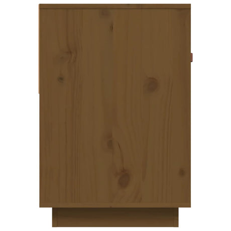 Tv Cabinet 90X40X60 Cm Solid Wood Pine
