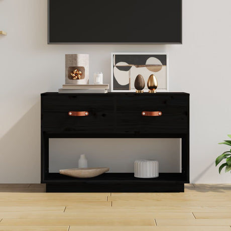 Tv Cabinet 90X40X60 Cm Solid Wood Pine