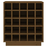 Wine Cabinet 55.5X34X61 Cm Solid Wood Pine