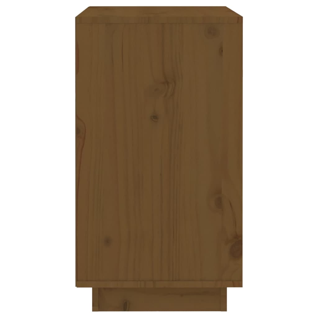 Wine Cabinet 55.5X34X61 Cm Solid Wood Pine