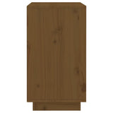Wine Cabinet 55.5X34X61 Cm Solid Wood Pine