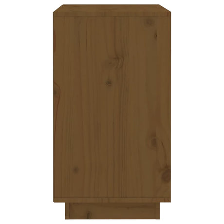 Wine Cabinet 55.5X34X61 Cm Solid Wood Pine
