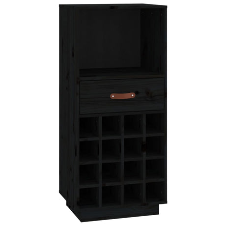Wine Cabinet 45X34X100 Cm Solid Wood Pine