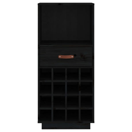 Wine Cabinet 45X34X100 Cm Solid Wood Pine