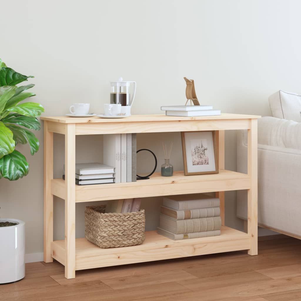 Console Table 80X40X74 Cm Solid Wood Pine