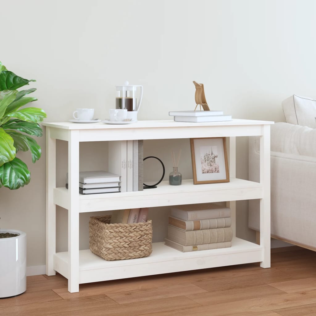 Console Table 80X40X74 Cm Solid Wood Pine