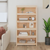 Book Cabinet 80X35X Solid Wood Pine