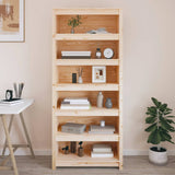 Book Cabinet 80X35X Solid Wood Pine