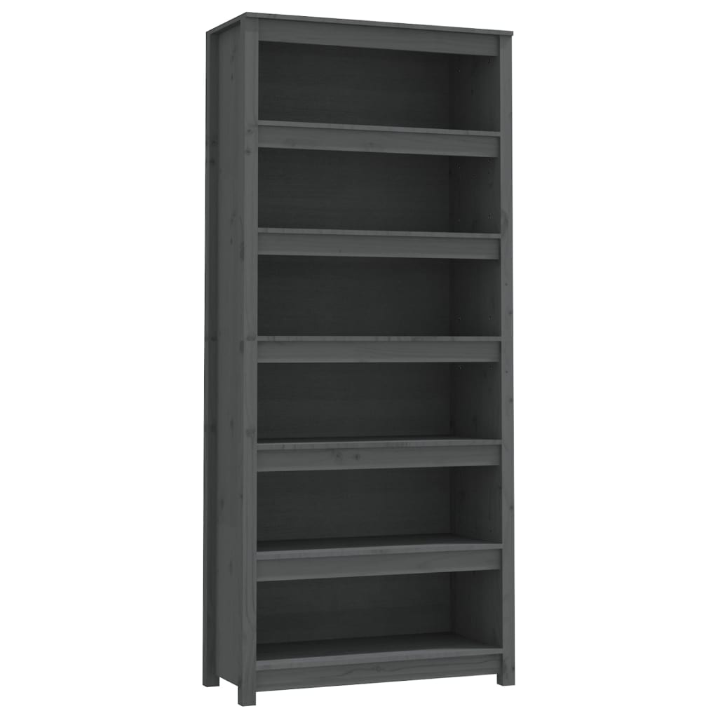 Book Cabinet 80X35X Solid Wood Pine