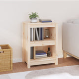 Book Cabinet 80X35X Solid Wood Pine
