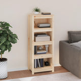 Book Cabinet 80X35X Solid Wood Pine