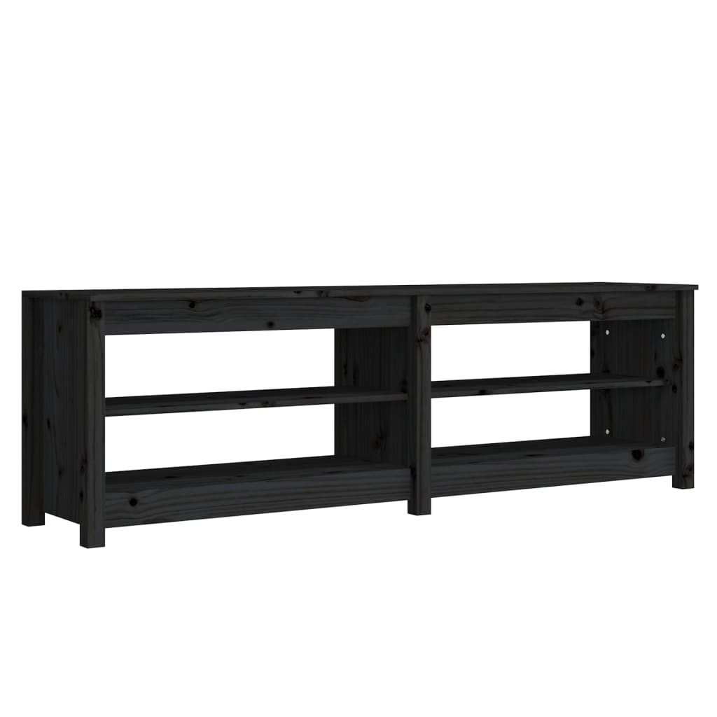 Shoe Bench 160X36.5X50 Cm Solid Wood Pine