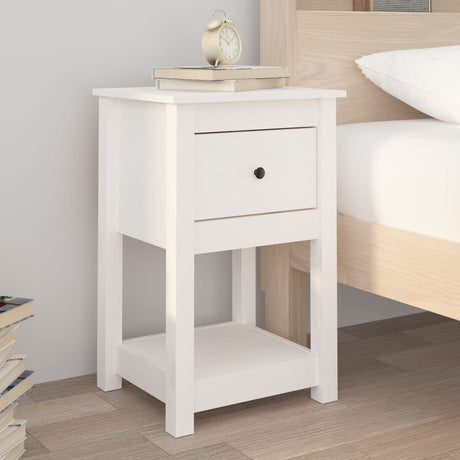Bedside Cabinets 2 Pcs 40X35X61.5 Cm Solid Wood Pine