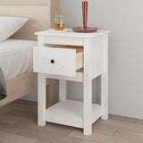 Bedside Cabinets 2 Pcs 40X35X61.5 Cm Solid Wood Pine