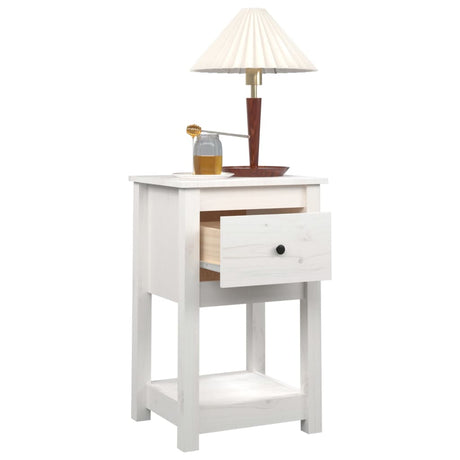 Bedside Cabinets 2 Pcs 40X35X61.5 Cm Solid Wood Pine