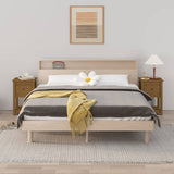 Bedside Cabinets 2 Pcs 40X35X61.5Cm Solid Wood Pine