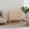 Console Cabinet 90X40X78 Cm Solid Wood Pine