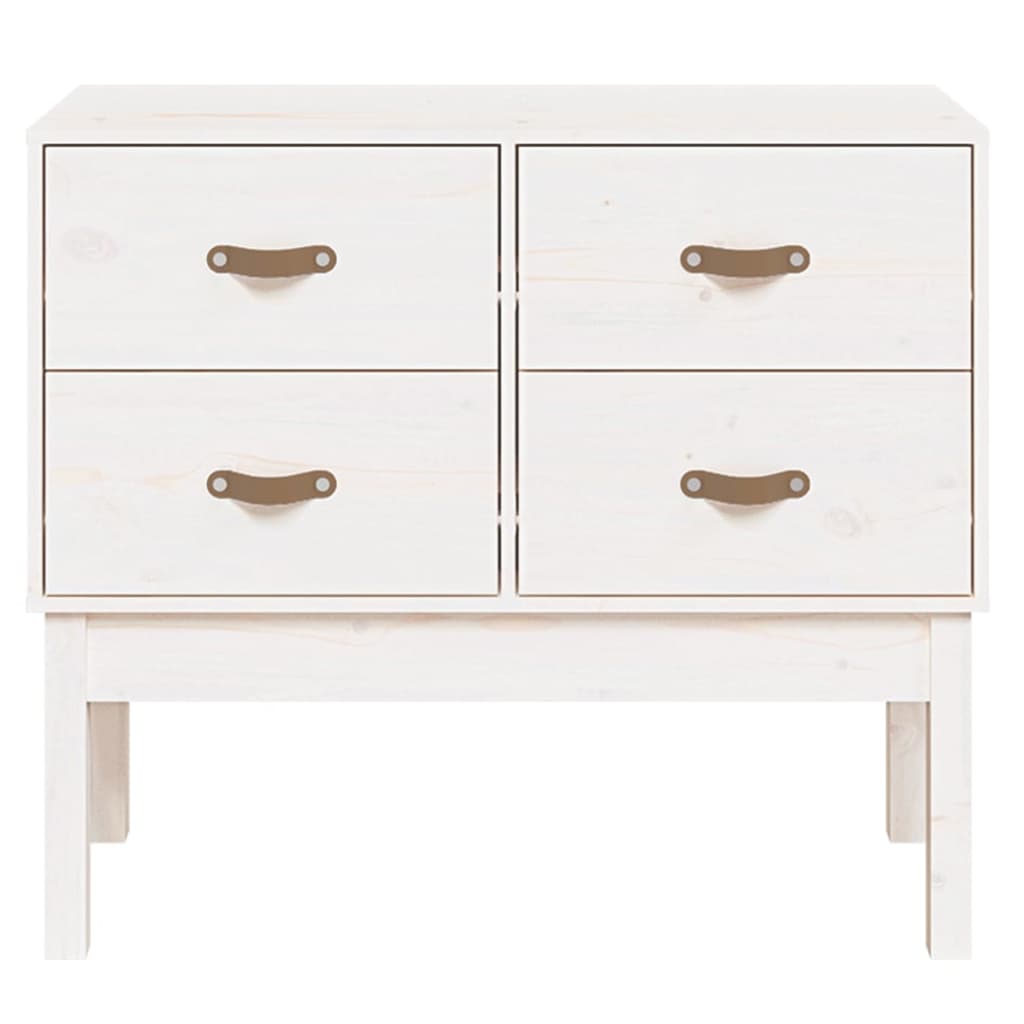Console Cabinet 90X40X78 Cm Solid Wood Pine
