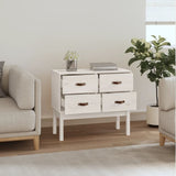 Console Cabinet 90X40X78 Cm Solid Wood Pine