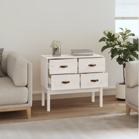 Console Cabinet 90X40X78 Cm Solid Wood Pine