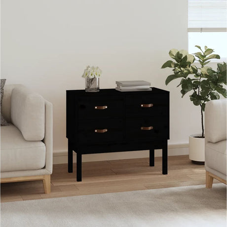 Console Cabinet 90X40X78 Cm Solid Wood Pine