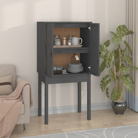 Highboard 60X40X120 Cm Solid Wood Pine