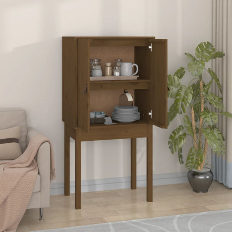 Highboard 60X40X120 Cm Solid Wood Pine