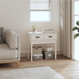Console Table 114X40X75 Cm Solid Wood Pine