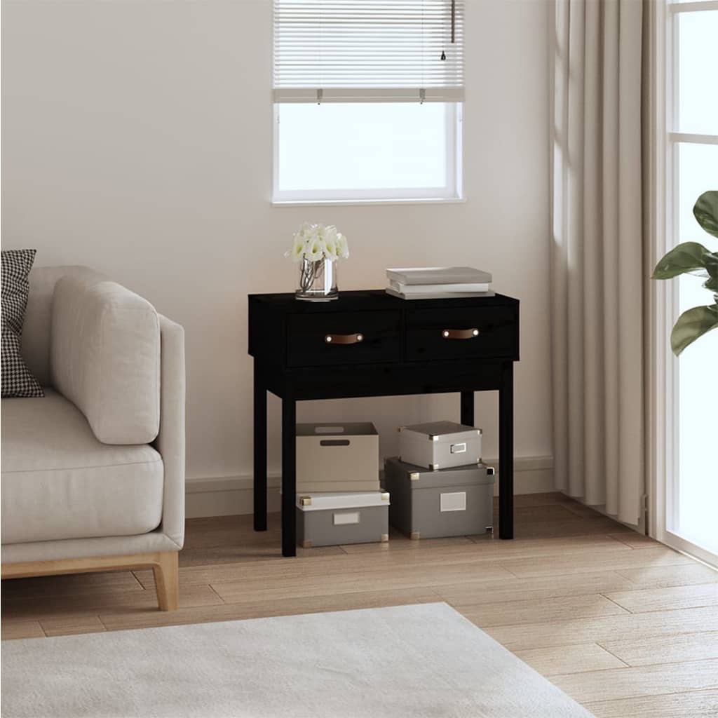 Console Table 114X40X75 Cm Solid Wood Pine