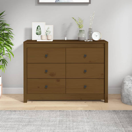 Side Cabinet Solid Wood Pine