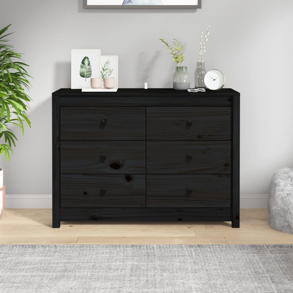 Side Cabinet Solid Wood Pine