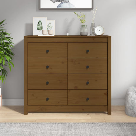 Side Cabinet Solid Wood Pine