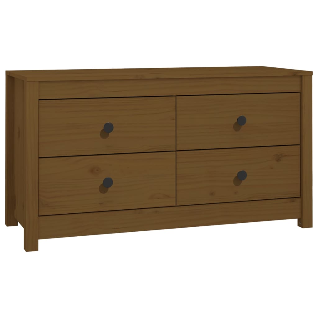Side Cabinet Solid Wood Pine