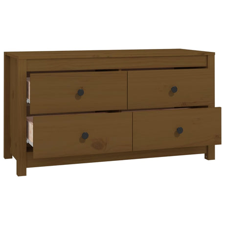 Side Cabinet Solid Wood Pine